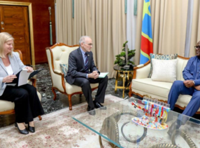 RDC–USA : Félix Tshisekedi et Ian Mc Carry réaffirment la solidité du partenariat stratégique